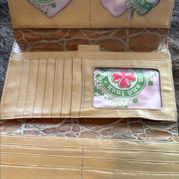 Charm & Luck with Rhinestone Buckle Wallet - Picture 4 of 8